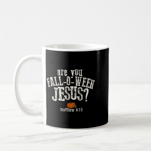 Are You Fall-o-ween Jesus Pumpkin Christian Hallow Kaffeetasse (Links)