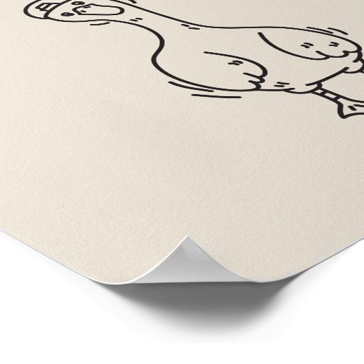 Are you pooping goose poster (Ecke)