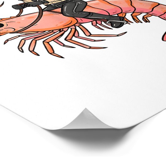Are You Ready For Gimp On A Shrimp Poster (Ecke)