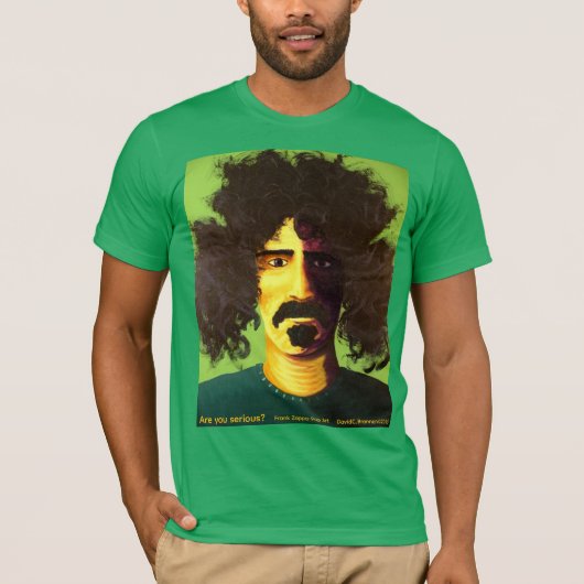 "Are you serious?", Zappa, humor, pop art T-Shirt (Vorderseite)