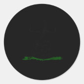 Are You Treading On Me Gadsden Snake Satire Patrio Runder Aufkleber (Vorderseite)