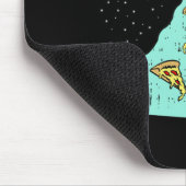 Area-51 Alien Spaceship Pizza Dream Date Easy Hall Mousepad (Ecke)