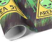 Area 51 Außerirdischen Roswell New Mexico UFO Geschenkpapier (Rolleneckpunkt)