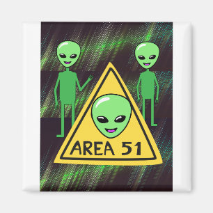 Area 51 Außerirdischen willkommen in Roswell New  Magnet