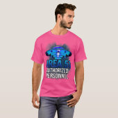 Area 51 Authorized Personnel Ufo Alien T-Shirt (Vorne ganz)