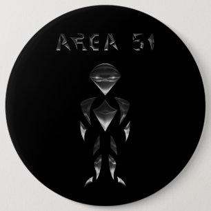 Area 51 (Chrom) Button