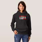 Area 51 Military Base Warning Sign Souvenir Hoodie (Vorne ganz)