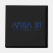 Area 51 Reverse Engineering Alien Ufo Paranormal Magnet (Vorne)