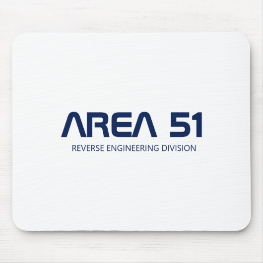 Area 51 Reverse Engineering Alien Ufo Paranormal  Mousepad (Vorne)