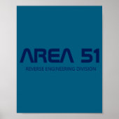 Area 51 Reverse Engineering Alien Ufo Paranormal  Poster (Vorne)
