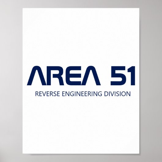 Area 51 Reverse Engineering Alien Ufo Paranormal Poster (Vorne)
