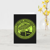 Area 51 Sie beobachten Alien-Gläubige Batch UFO  Karte (Gelbe Blume)