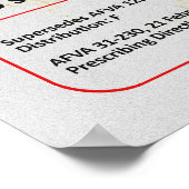 Area 51 Sign Poster (Ecke)