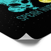 Area-51 Sorry Don't Speak Human Alien Fun-ny Hallo Poster (Ecke)