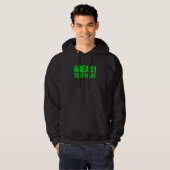 Area 51 Test Pilot Retro Halloween Kostüm Roswell Hoodie (Vorne ganz)