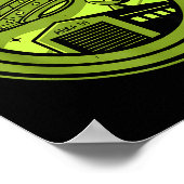 Area 51 They're Watching Alien Believer Batch Ufo Poster (Ecke)