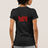 Area Code Trini Tshirt 868 (Rückseite)