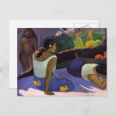 'Arearea no Varua Ino' - Paul Gauguin Postcard Postkarte (Vorne/Hinten)