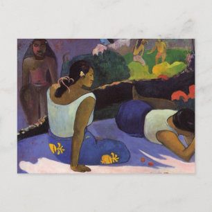'Arearea no Varua Ino' - Paul Gauguin Postcard Postkarte