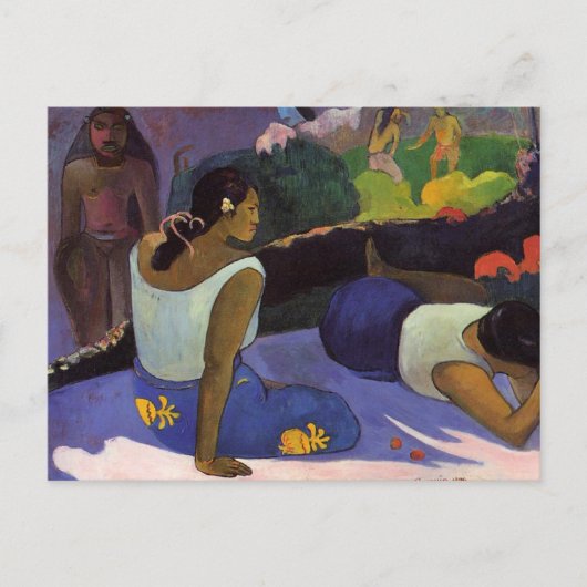 'Arearea no Varua Ino' - Paul Gauguin Postcard Postkarte (Vorderseite)