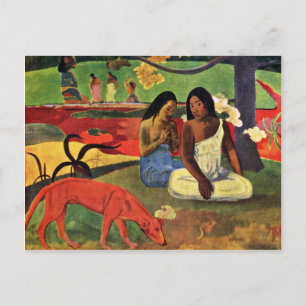 Arearea Von Gauguin Paul (Beste Qualität) Postkarte