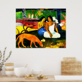 Arearea von Paul Gauguin Poster (Küche)
