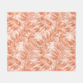Areca Palms Hawaiian Tropical Vintag Fleecedecke (Vorderseite (Horizontal))