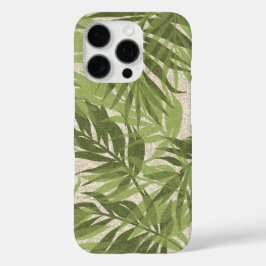 Areca Palms Hawaiian Tropical Vintag Green iPhone 16 Pro Hülle
