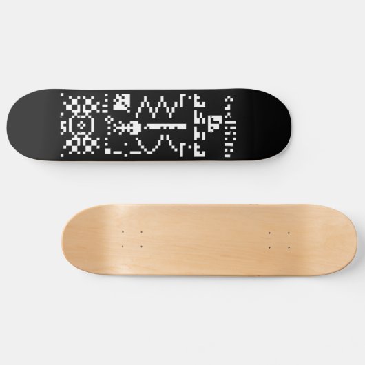 Arecibo binäre Mitteilungs-Antwort Skateboard (Horizontal)