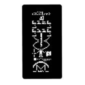 Arecibo Binary Message 1974 (Vorne)