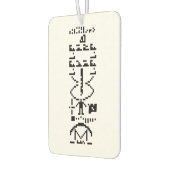 Arecibo Binary Message 1974 Autolufterfrischer (Links)