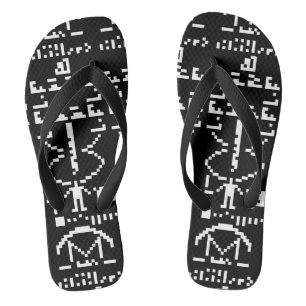Arecibo Binary Message 1974 Badesandalen