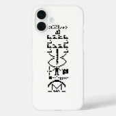 Arecibo Binary Message 1974 Case-Mate iPhone Hülle (Rückseite)