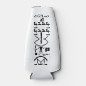 Arecibo Binary Message 1974 Flaschenkühler (Vorderseite)