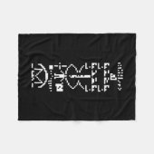 Arecibo Binary Message 1974 Fleecedecke (Vorderseite (Horizontal))