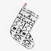 Arecibo Binary Message 1974 Kleiner Weihnachtsstrumpf (Vorderansicht (hängend))