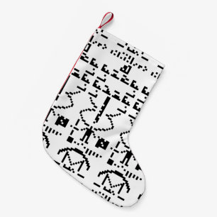 Arecibo Binary Message 1974 Kleiner Weihnachtsstrumpf