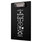 Arecibo Binary Message 1974 Klemmbrett (Links)