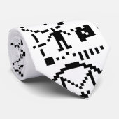 Arecibo Binary Message 1974 Krawatte (Gerollt)