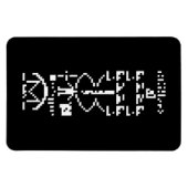 Arecibo Binary Message 1974 Magnet (Horizontal)