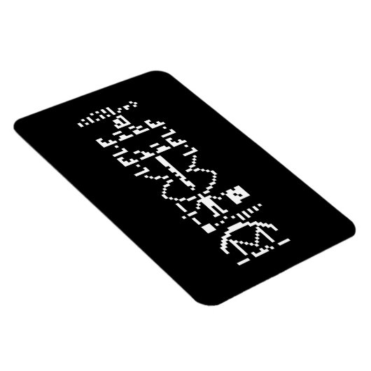 Arecibo Binary Message 1974 Magnet (Rechte Seite)