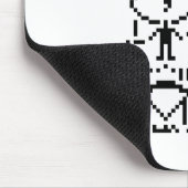 Arecibo Binary Message 1974 Mousepad (Ecke)