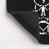 Arecibo Binary Message 1974 Mousepad (Ecke)