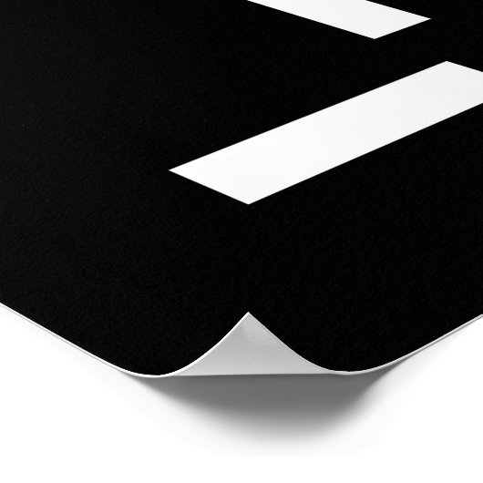 Arecibo Binary Message 1974 Poster (Ecke)