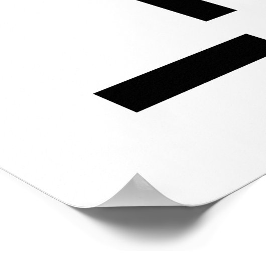 Arecibo Binary Message 1974 Poster (Ecke)