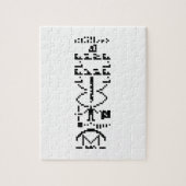 Arecibo Binary Message 1974 Puzzle (Vertikal)
