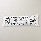 Arecibo Binary Message 1974 Seitenschläferkissen (Rückseite)