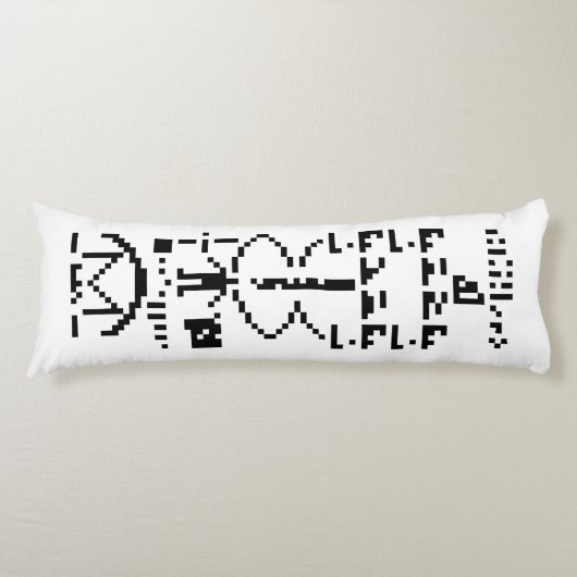 Arecibo Binary Message 1974 Seitenschläferkissen (Vorderseite)