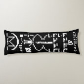 Arecibo Binary Message 1974 Seitenschläferkissen (Rückseite)