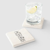 Arecibo Binary Message 1974 Steinuntersetzer (Seitenansicht)